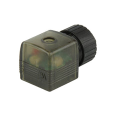 Connector 12-24V DC (DIN - A) with 1m cable LED Recovery Diode and Polarity Protection - Burkert 2508 783586