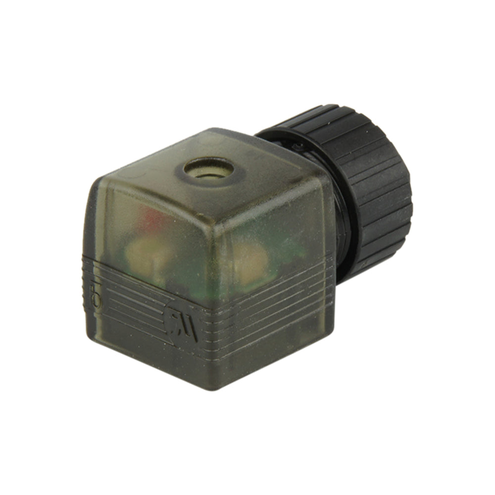 Connector 12-24V AC/DC (DIN - A) with Rectifier LED and Varistor - Burkert 2508 008363