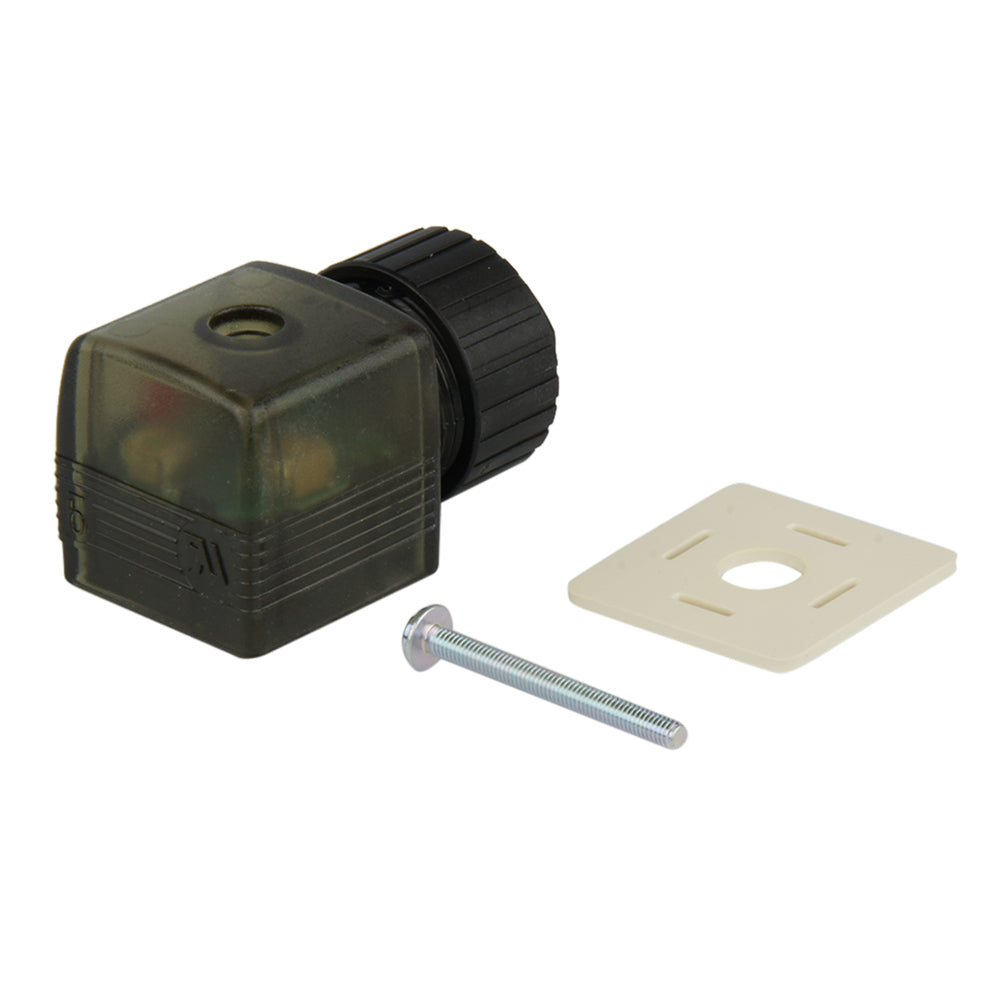 Connector 12-24V AC/DC (DIN - A) with 3m cable LED and Varistor - Burkert 2508 783579