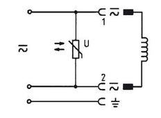 Connector 12-24V AC/DC (DIN - A) with 3m cable and Varistor - Burkert 2508 783585