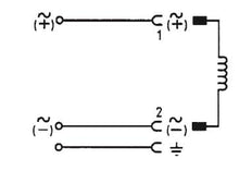 Connector 0-250V AC/DC (DIN - A) - Burkert 2508 008376