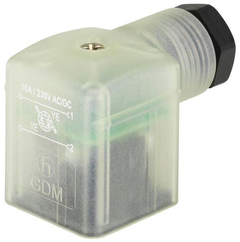 Connector 200-240V AC/DC (DIN - A) with LED - Burkert 2518 315334