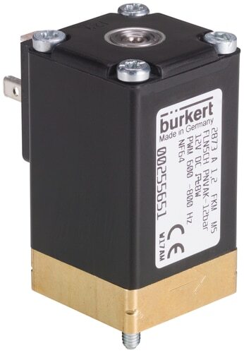 Solenoid Valve 32x32 mm SFB flange NC Brass FKM -0.5-0.5bar/-7-7psi 24VDC Oxygen Fat/Oil Free 2873 20017373