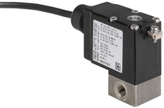 Solenoid Valve G1/4'' NC Stainless steel FKM -1-8bar/-15-116psi 24VDC Oxygen Fat/Oil Free 2873 378267