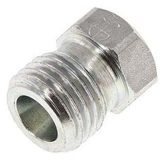 6S Zinc plated Steel Closing Plug for Tubes 630 Bar DIN 2353 [2 Pieces]
