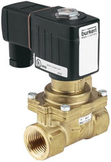 Solenoid Valve NPT 1/2'' NC Brass FKM 0.2-16bar/3-232psi 120VAC Anti-Waterhammer 6281 306617