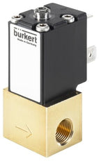 Solenoid Valve G1/8'' NC Brass FKM -1-10bar/-15-145psi 24VDC Oxygen Fat/Oil Free 2871 314588