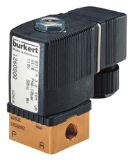 G1/4'' 230V UC Brass Solenoid Valve FKM 0-5bar ATEX - Burkert 6013 278596