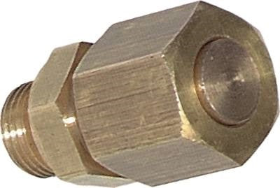 5mm Brass Closing Plug for Compression Ring Fittings 150 Bar DIN EN 1254-2