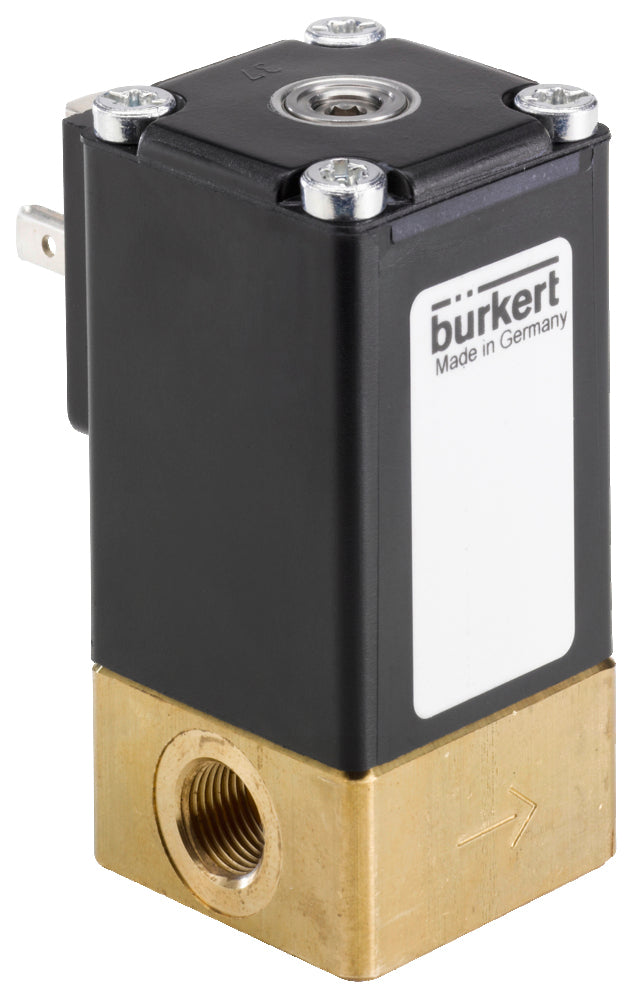 Solenoid Valve G1/8'' NC Brass FKM -1-8bar/-15-116psi 24VDC 2873 234296