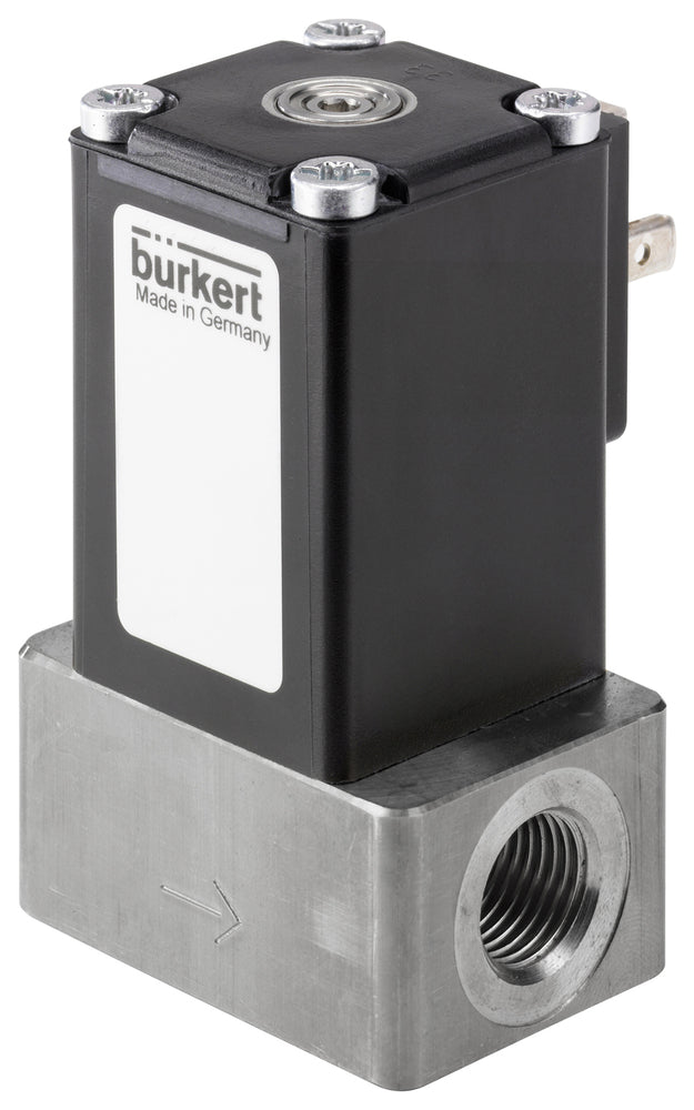 Solenoid Valve G1/4'' NC Stainless Steel PTFE -1-8bar/-15-116psi 24VDC 2873 255664