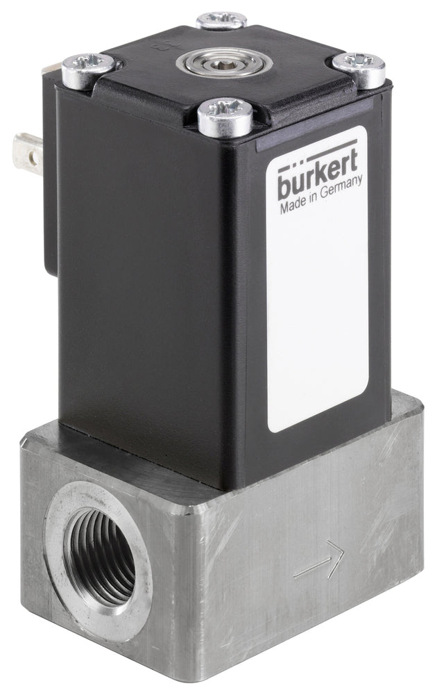 Solenoid Valve NPT 1/4'' NC Stainless Steel FKM -1-8bar/-15-116psi 24VDC 2873 236238