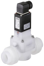 Solenoid Valve 40 mm Welded Sleeves NC PVDF EPDM 0.5-6bar/7-87psi 230VAC 0142 131440