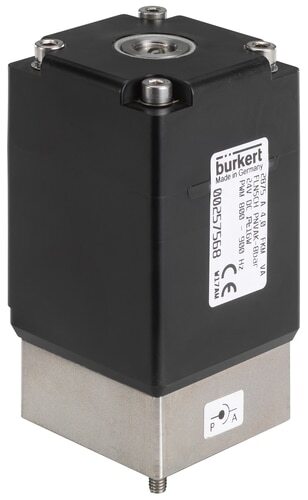 Solenoid Valve 45x45 mm SFB flange NC Aluminium FKM -1-4bar/-15-58psi 24VDC Oxygen Fat/Oil Free 2875 279010