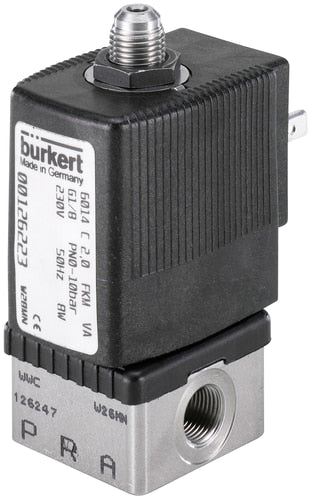 Solenoid Valve 3/2-Way G1/4'' NC Stainless steel EPDM 0-10bar/145psi 24VDC 6014 301992