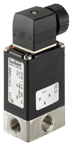 Solenoid Valve G1/4'' NO Stainless steel FKM 0-2.5bar/36psi 24VDC 0330 236202