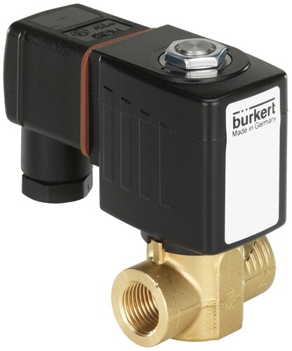 Solenoid Valve NPT 3/8'' NC Brass FKM 0-16bar/232psi 120VAC 6240 312943