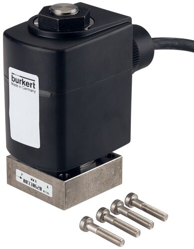 Solenoid Valve m42 x 1.5 SFB flange NC Stainless steel FKM 0-30bar/435psi 24VDC 6027 340305