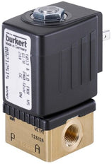 Solenoid Valve G3/8'' NC Brass FKM 0-0.75bar/11psi 12VDC 6013 156407