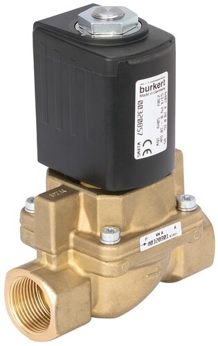 Solenoid Valve G3/4'' NC Brass PTFE 0-10bar/145psi 230VAC 6407 320857
