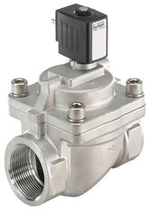 Solenoid Valve G3/4'' NC Stainless steel FKM 0.2-16bar/3-232psi 24VDC Anti-Waterhammer Oxygen Fat/Oil Free 6281 252956