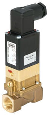 Solenoid Valve 25 mm Flange NC Brass FKM 0.2-10bar/3-145psi 230VAC Anti-Waterhammer 5282 355271