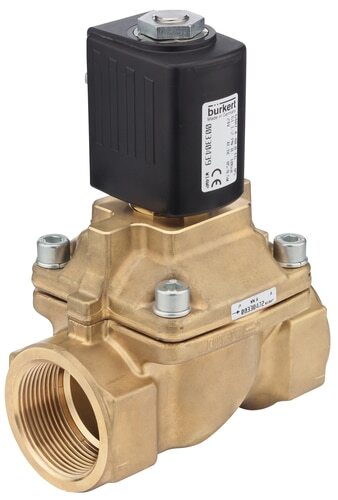 Solenoid Valve G3/4'' NC Brass PTFE 0-10bar/145psi 24VDC 6407 320878