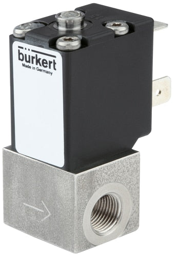 Solenoid Valve NPT 1/8'' NC Stainless steel FKM -1-1bar/-15-15psi 24VDC 2871 338677