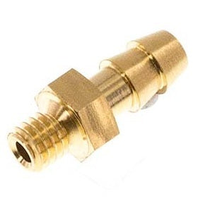 M5 Male x 3mm Brass Hose barb 10 Bar