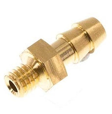 M5 Male x 3mm Brass Hose barb 16 Bar [5 Pieces]