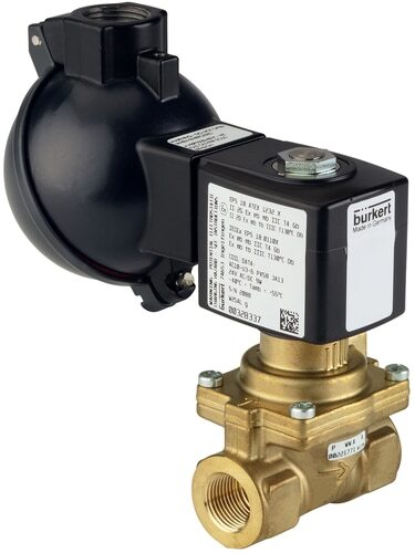Solenoid Valve G2'' NC Brass NBR 0.2-16bar/3-232psi 230VAC/DC Anti-Waterhammer ATEX 6281 362877