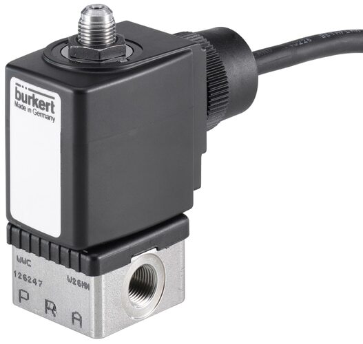 Solenoid Valve 3/2-Way G1/8'' NC Stainless steel FKM 0-10bar/145psi 24VAC/DC ATEX 6014 351988