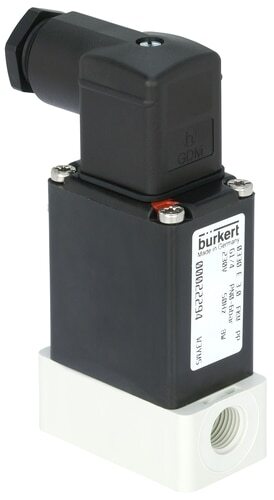 Solenoid Valve NPT 1/4'' NC PP EPDM -1-1bar/-15-15psi 24VDC Vacuum 0330 311995