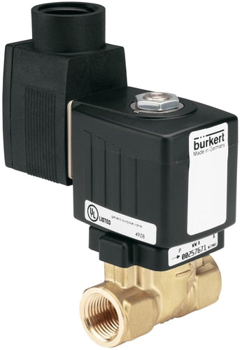 Solenoid Valve G1'' NC Brass FKM 0-10bar/145psi 240VAC Anti-Waterhammer 6213 353000
