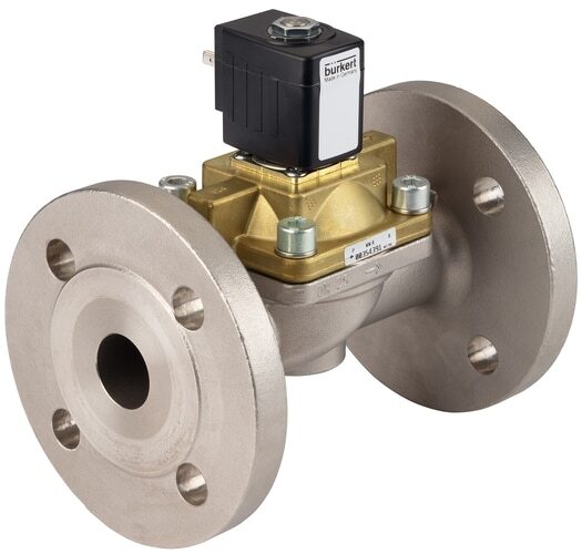 Solenoid Valve 25 mm Flange NC Brass PTFE 1-5bar/15-73psi 24VDC 5404 354392