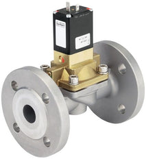 Solenoid Valve 50 mm Flange NC Brass NBR 0.2-10bar/3-145psi 230VAC Anti-Waterhammer 5282 355259