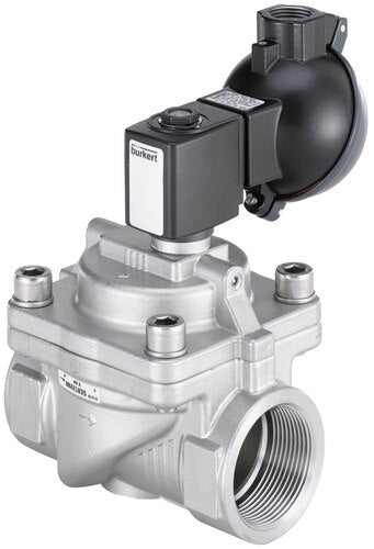 Solenoid Valve G3/8'' NC Stainless steel FKM 0.2-16bar/3-232psi 230VAC/DC Anti-Waterhammer ATEX 6281 349671