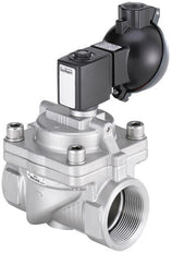 Solenoid Valve G1/2'' NC Stainless steel FKM 0.2-16bar/3-232psi 230VAC/DC Anti-Waterhammer ATEX 6281 349709
