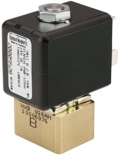 Solenoid Valve NC 20x20 mm SFB Brass FKM 0-5.5bar/80psi 24VDC 7011 20052670