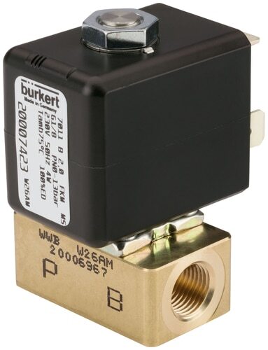 Solenoid Valve NO G1/8'' Brass FKM 0-14.5bar/210psi 24VDC 7011 20032545