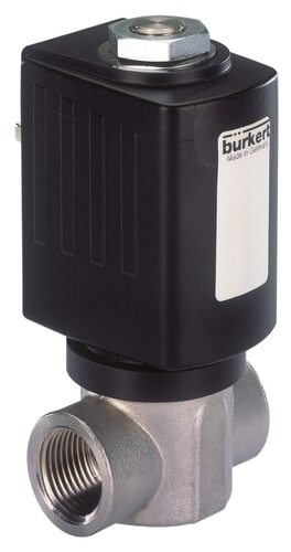 Solenoid Valve NPT 1/4'' NC Stainless steel Ceramics 0-200bar/2901psi 230VAC/DC ATEX 6027 383799