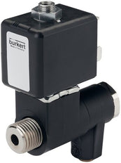 Solenoid Valve 3/2-Way 6mm Plug-in - Banjo NC PA FKM 0-13bar/189psi 24VAC 7012 390909