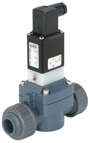 Solenoid Valve 32 mm Glued Sleeves NC PVC EPDM 0.5-6bar/7-87psi 230VAC 0142 439523