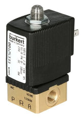 Solenoid Valve 3/2-Way NPT 1/4'' NC Brass FKM 0-10bar/145psi 24VAC/DC ATEX 6014 468783