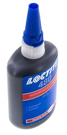 Loctite Instant Adhesive 100ml Black 20-50s Curing Time Metal, Plastic And Rubber Surfaces