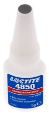 Loctite Instant Adhesive 5ml Transparent 3-11s Curing Time Leather, Fabric And Paper Surfaces