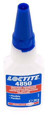 Loctite Instant Adhesive 20ml Transparent 3-11s Curing Time Leather, Fabric And Paper Surfaces