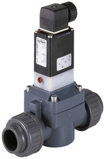 Solenoid Valve 32 mm Glued Sleeves NC PVC EPDM 0.5-6bar/7-87psi 24VDC 0142 93710027