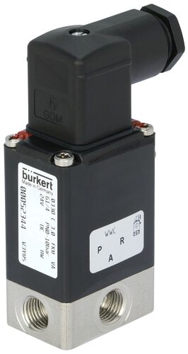 Solenoid Valve NPT 1/4'' NC Stainless steel FFKM 0-10bar/145psi 24VDC 0330 464471