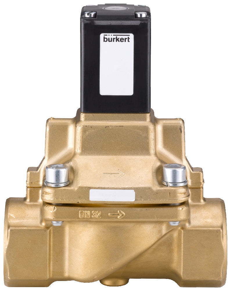 Solenoid Valve G1 1/2'' NC Brass PTFE 1-16bar/15-232psi 24VDC 5404 85343